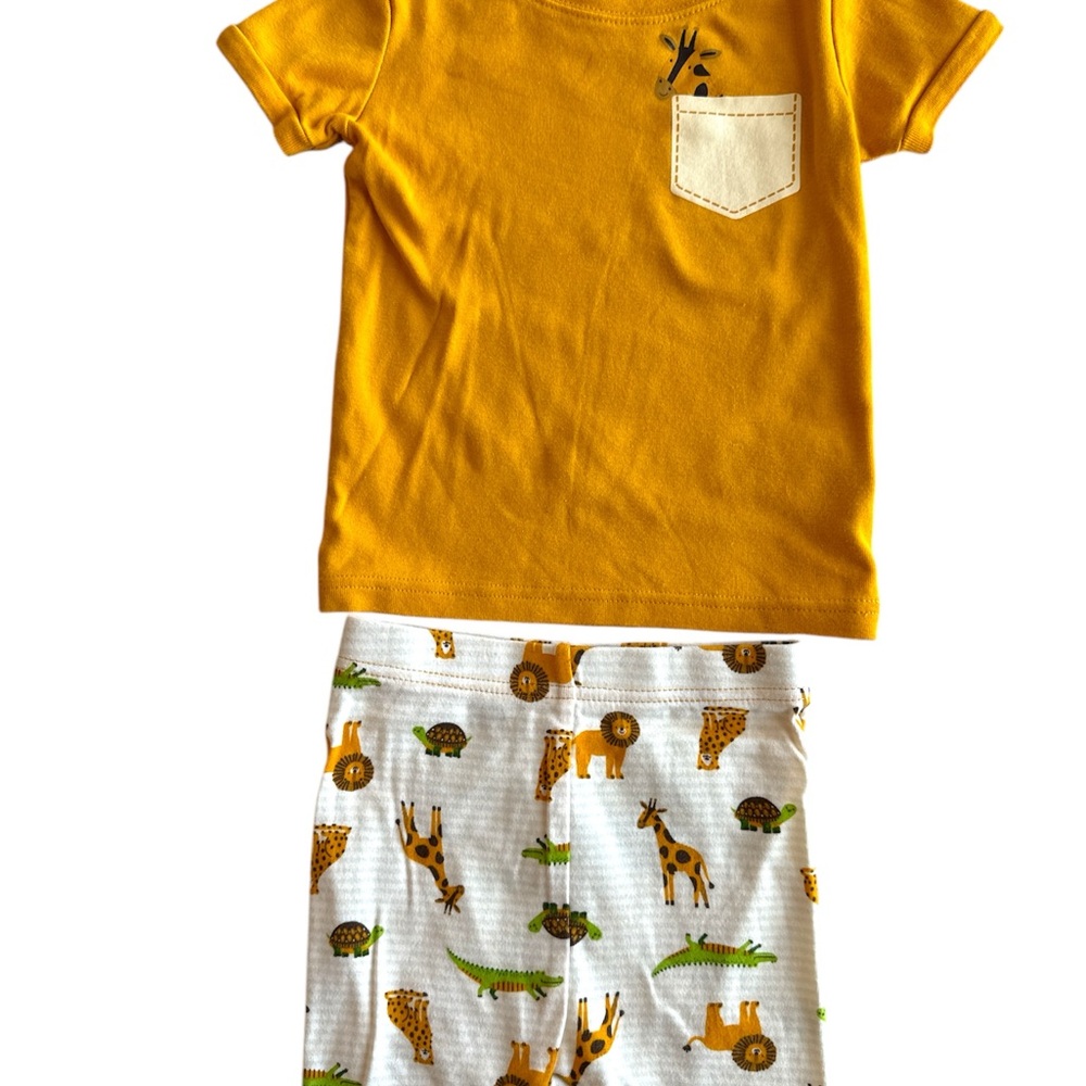 Old Navy Yellow and White Pajama Set